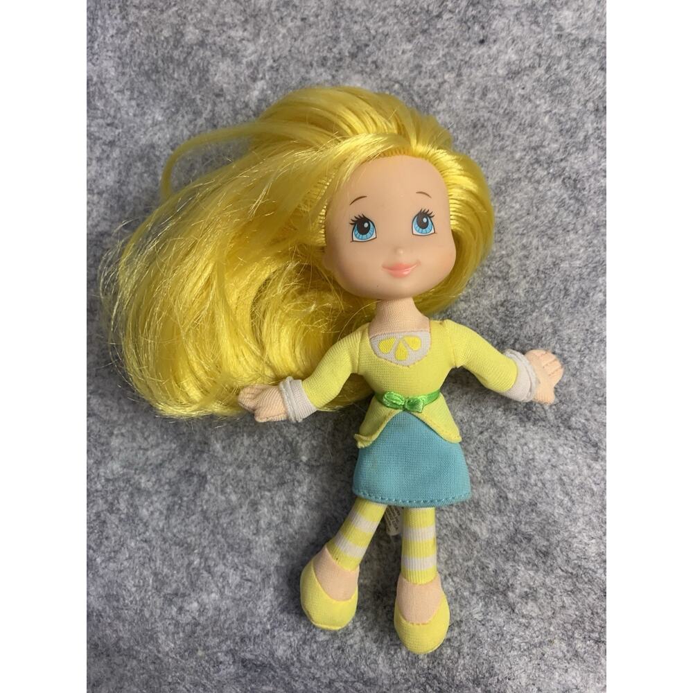 Strawberry Shortcake 6" LEMON MERINGUE 2008 Hasbro Soft Body Plush Huggable Doll